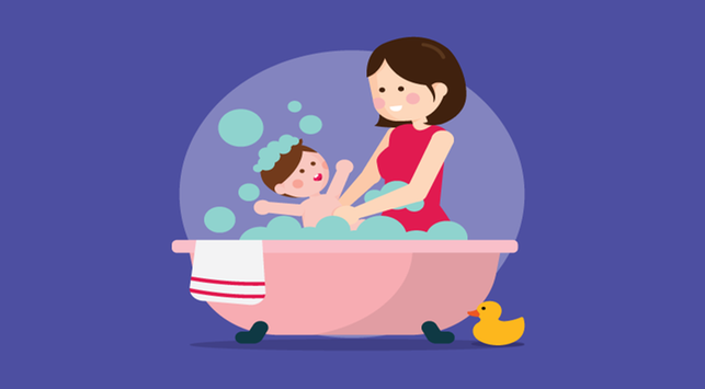 نصائح مهمة لاستحمام المولود الجديد