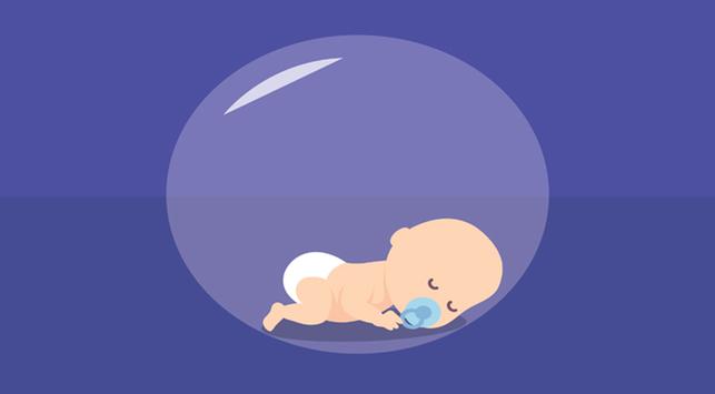 Budak Bubble Boleh Menyerang Bayi Yang Baru Lahir